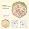 Isometric Sticker Activity Pack of 4 Styles, Cute Sticker Scenes with Tweezers, Adorabilities